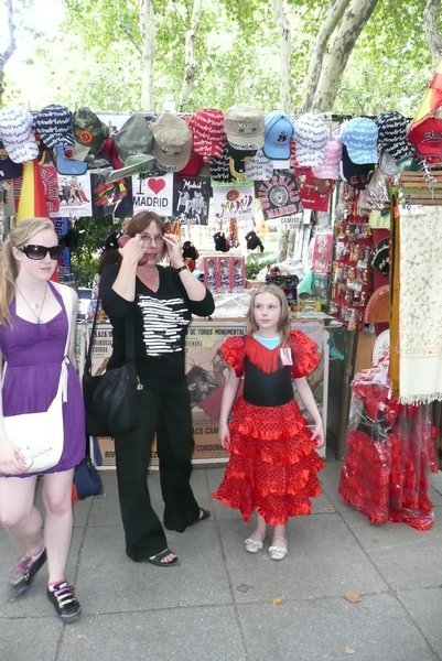 Buying Lucy's flamenco dress