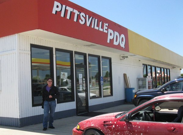 We take a break in the aptly named town of Pittsville, Missouri