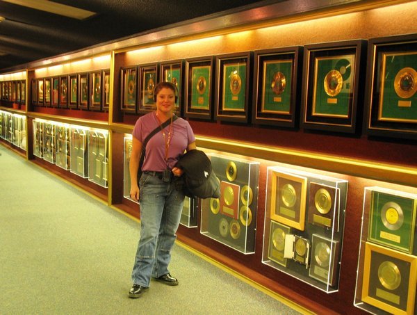Elvis made a LOT of music.  These are just a handful of the awards displayed at Graceland