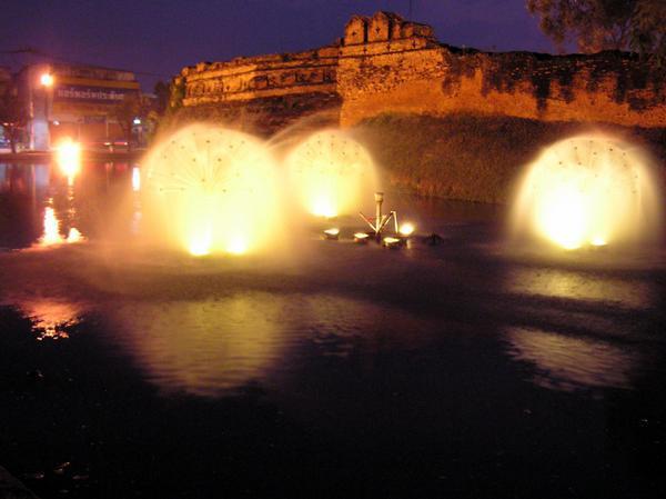 The Moat at Night