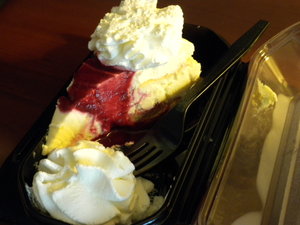 raspberry lemon cheesecake