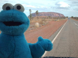 Cookie Monster @ Uluru