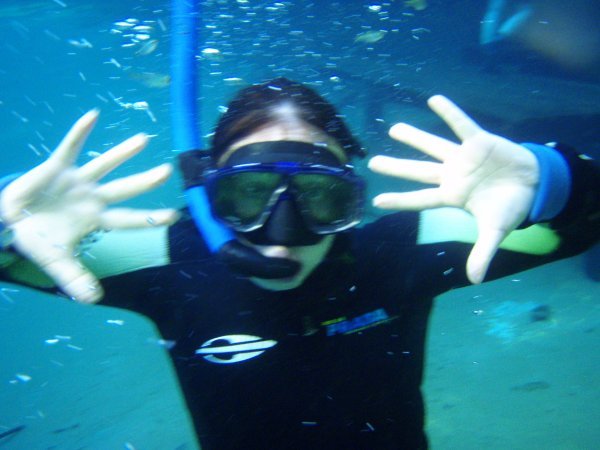 underwater jazz hands