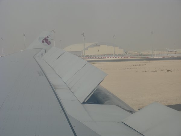 Touch down in Doha