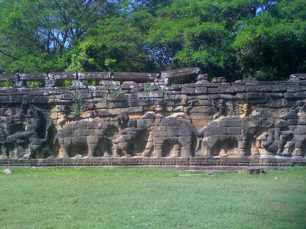 Terrace of the Elephants at Angkor Wat