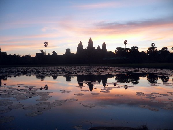 Angkor Wat @ 5:10am - priceless moment where time virtually stood still