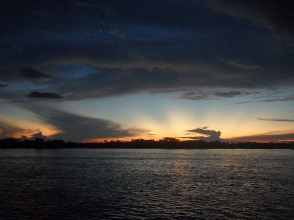 Sunset at Tabatinga Port