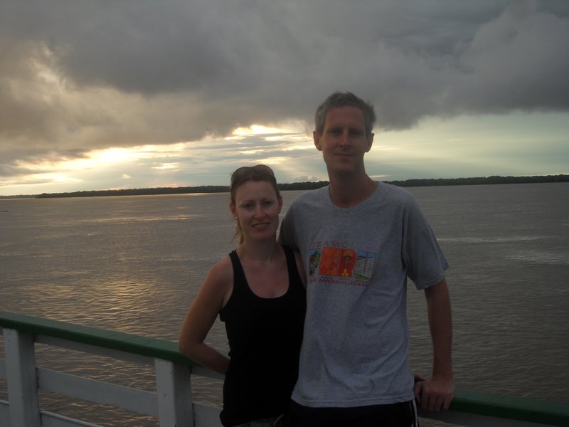 Enjoying our 3 day cruise down the Amazon