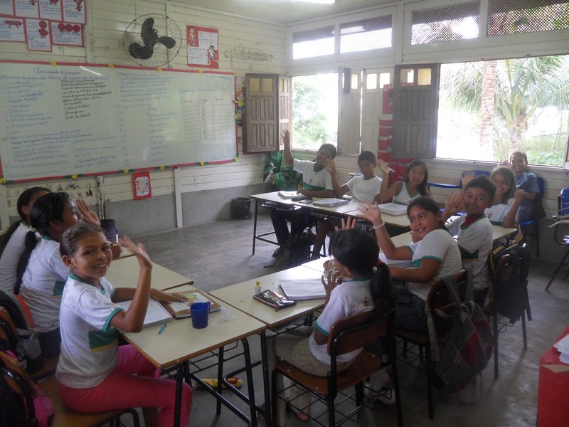 School children from Escola Municipal São João 