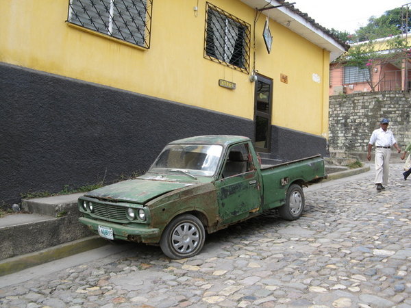 Old truck, Copan Ruins town