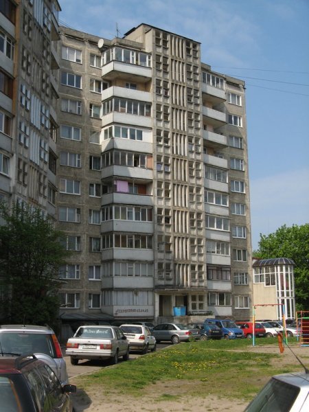 Soviet apartment block