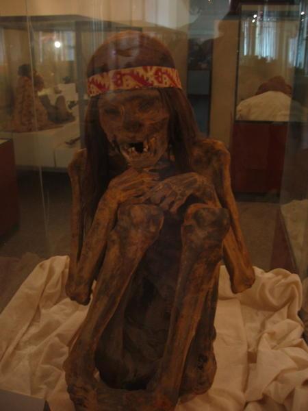 Mummy in Ica museum