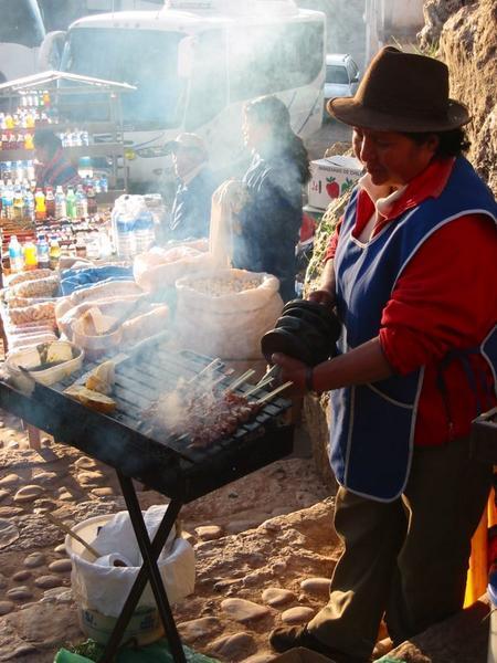 Chinchero food vendor
