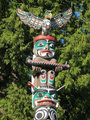 Totem poles in Stanley park