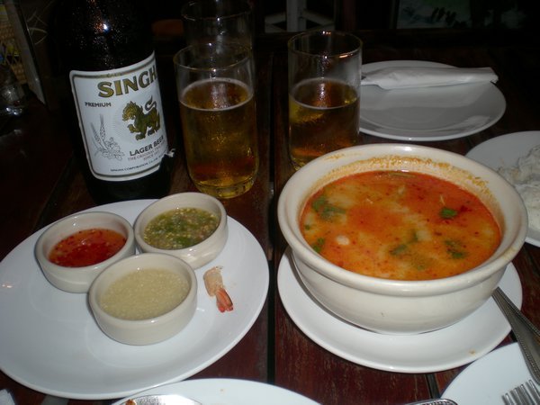 spicy lemongrass-shrimp soup