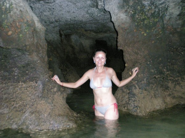 many beach caves there