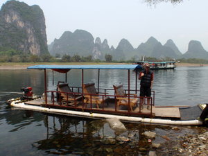 Bamboo Boat on Yi River