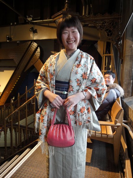 A Japanese visitor