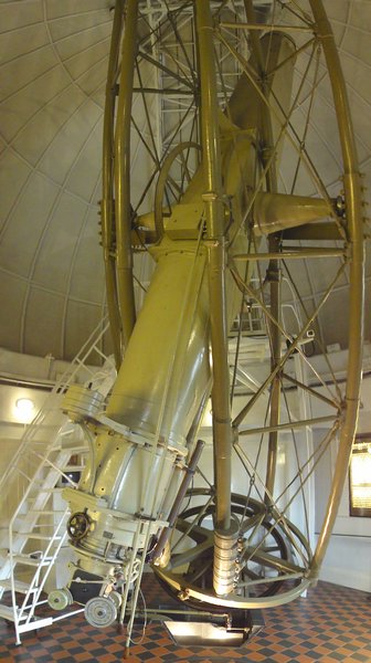 28" telescope in the observatory