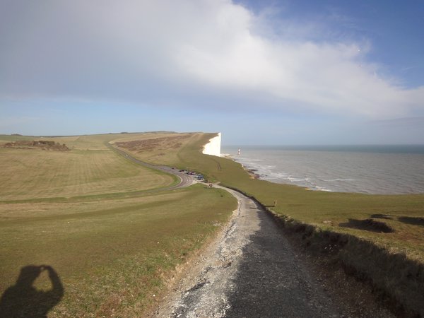 View back to Beachy Head