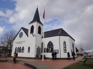 A Norwegian Church in Cardiff. Go figure!