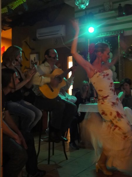 Flamenco dancing and music from Southern Spain