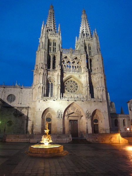 to Spain - Cathedral in Burgos