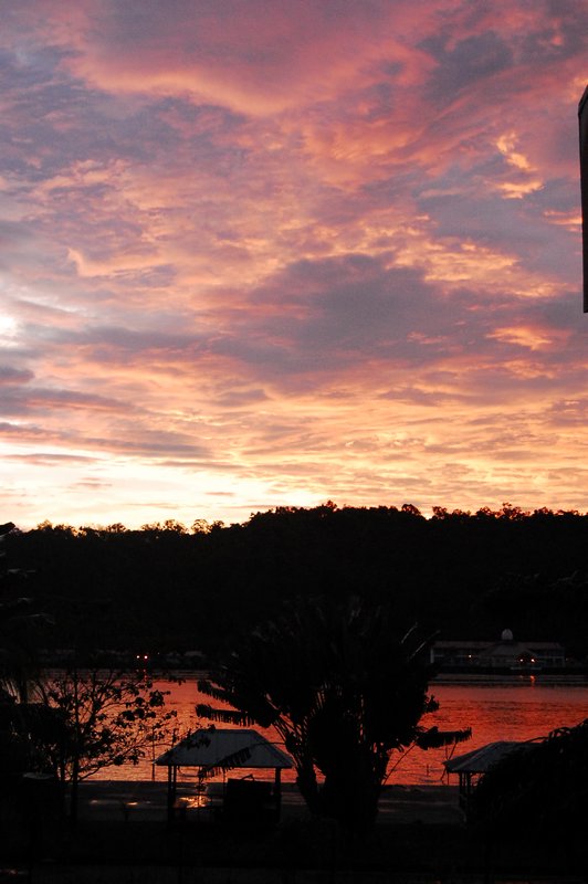 Sunrise over Brunei