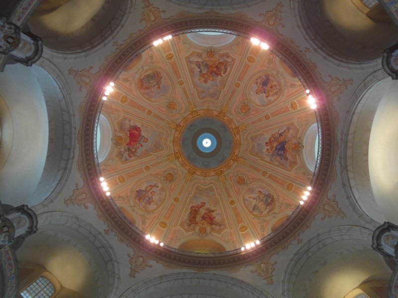 Inside the dome of Frauenkirche
