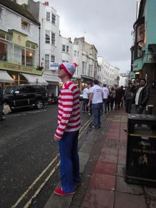 There's Wally.