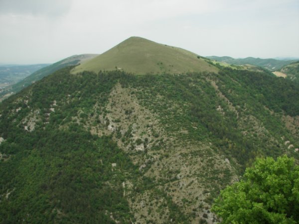 Hill with cross on top