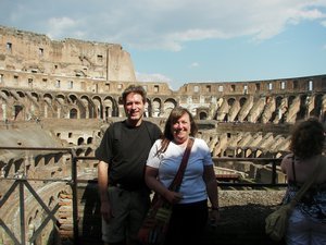 Jeff and I at the Colisseum