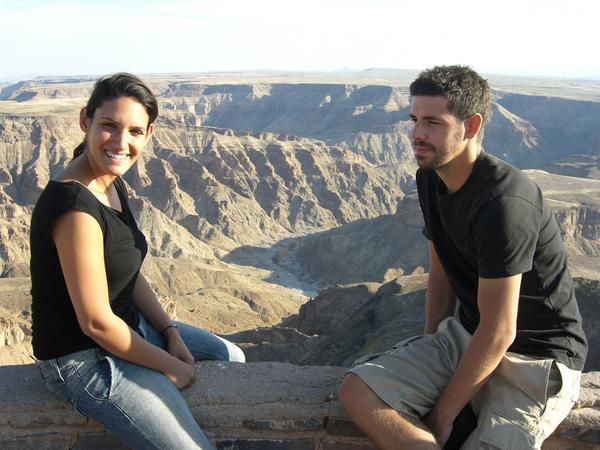 Pondering above the Fish River Canyon