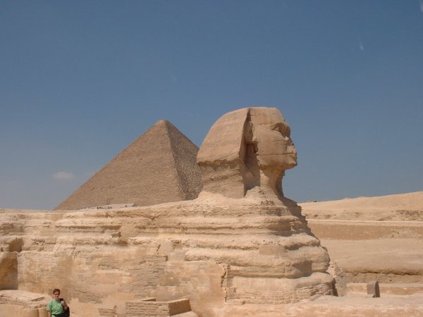 The Sphinx and The Great Pyramid of Khafu