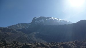 Barranco Wall and the summit.