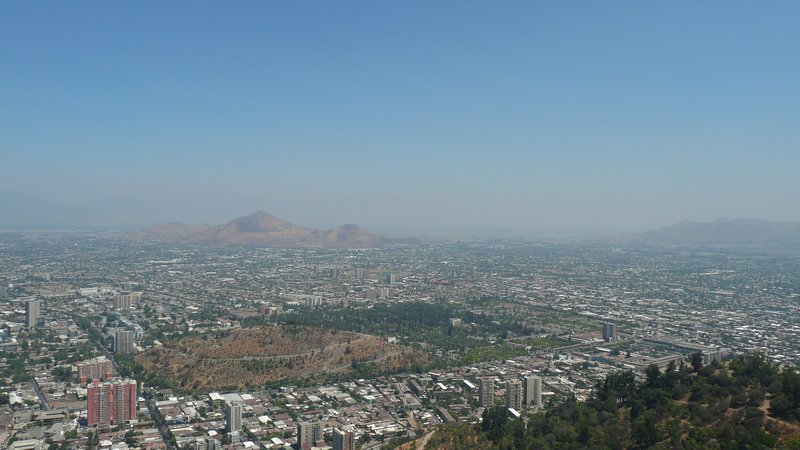 Views of Santiago from Crsbotal Hill