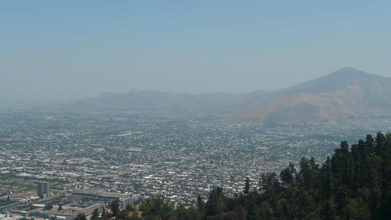 Views of Santiago from Crsbotal Hill