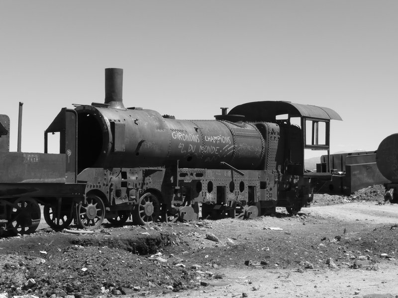 Train cemetary in Uyuni