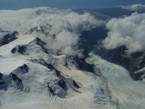 The view of the Glacier from our scenic flight.