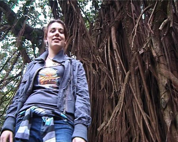 Claire and the Rubber tree
