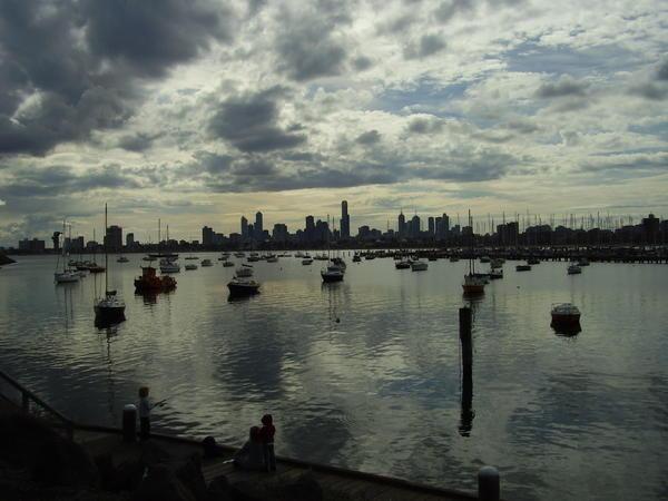 View of the City from St Kilda Pier