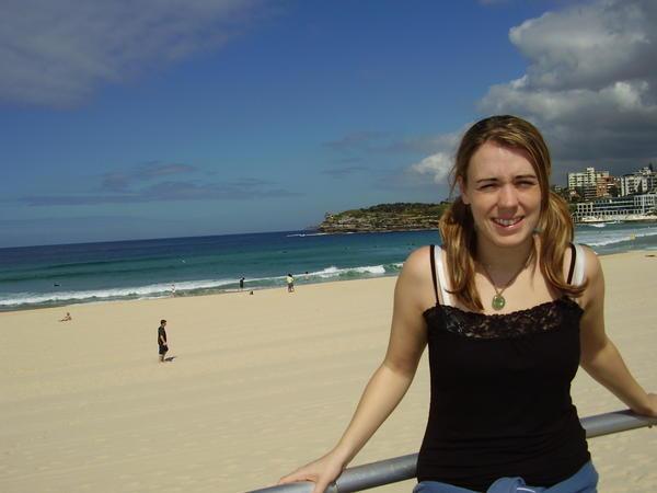 Claire on Bondi beach
