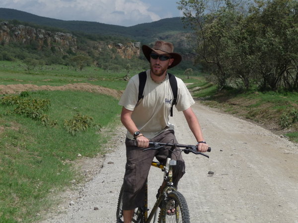 Niall on Cycling Safari