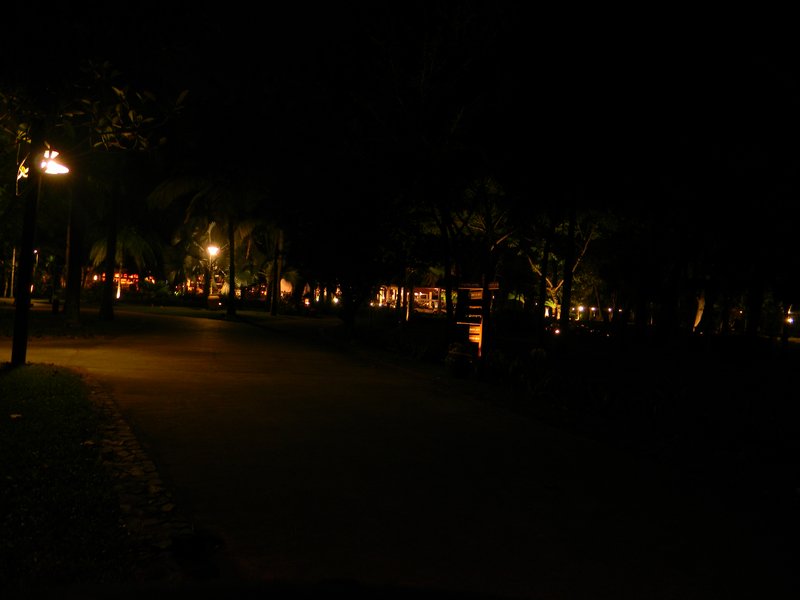 Rebak Island Resort by night