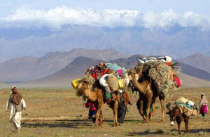 Trekkende Kuchi nomaden