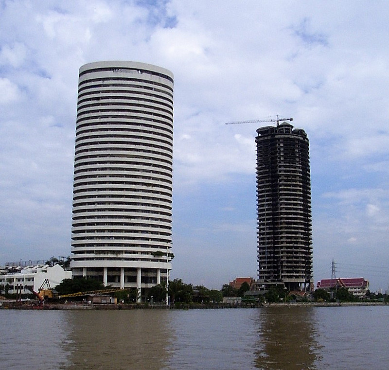 Riverside architecture