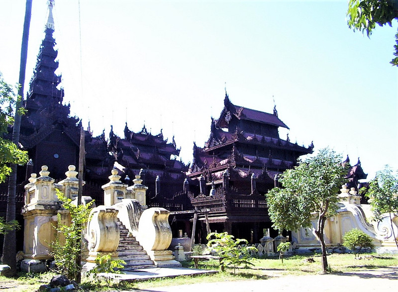 Wooden Shwe In Bin Kyaung Monastery