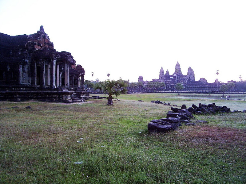 Two of the temples on the island