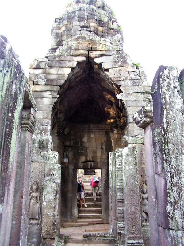 Entering another temple