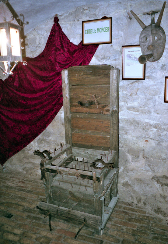Torture chair and mask